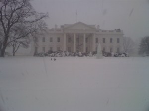 The White House - Snowmageddon storm of 2009